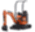 Excavator Kubota_U10_5_1.2t (1125 kg)